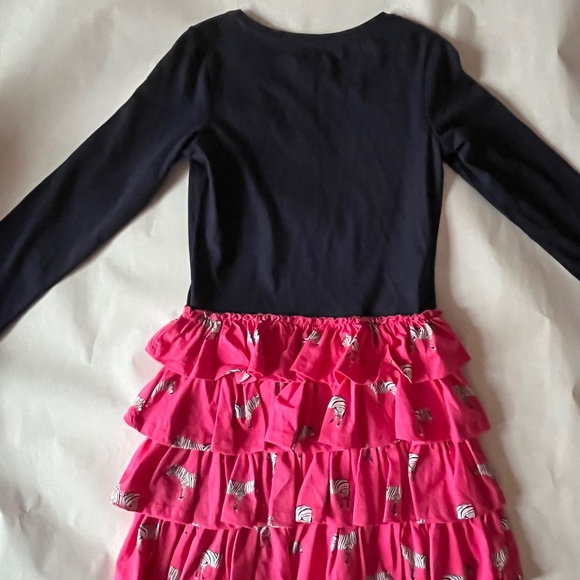 Girls Long Sleeve Cotton Dress - Picture 2 of 8